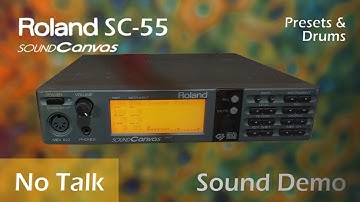 Roland SC-55 Sound Demo