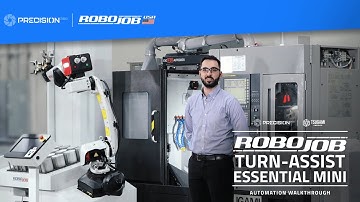 Boost Small-Part Production: RoboJob Turn-Assist Essential Mini | Automation Walkthrough