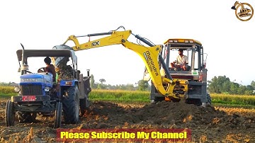 New Mahindra Earthmaster Machine Works On Soil - Mahindra Backhoe Loader Video