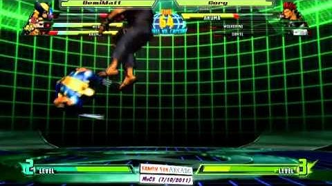 FFA MvC3 Tournament(7-10-11) m02 DemiMatt vs Cory