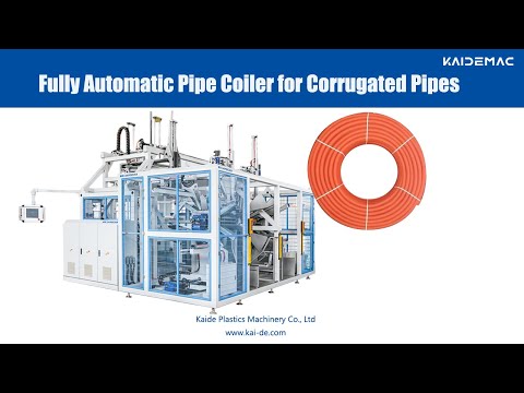 Fully Automatic pipe coiler for corrugated pipe/ Auto corrugated pipe coiler/ coiling machine