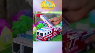 แกะรีวิวรถดับเพลิง Toy Fire Truck  for Children