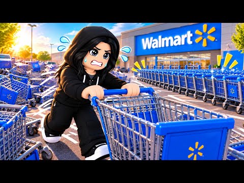 ACOMODE 2500 CARRITOS EN EL WALMART 🛒😭 | ROBLOX
