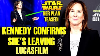 Kathleen Kennedy Confirms She's Leaving Lucasfilm! Her Big Plan Teased (Star Wars Explained)