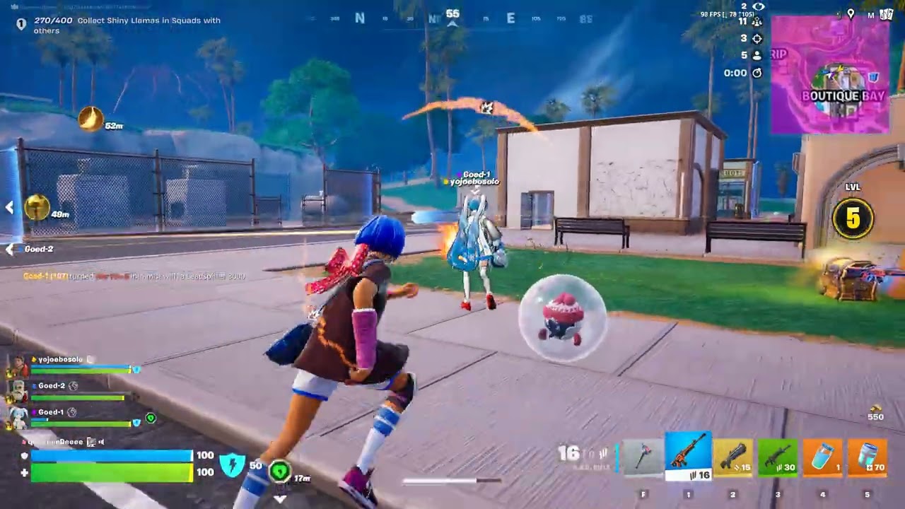 Fortnite QueeenDeeee Winning Shot Highlight 