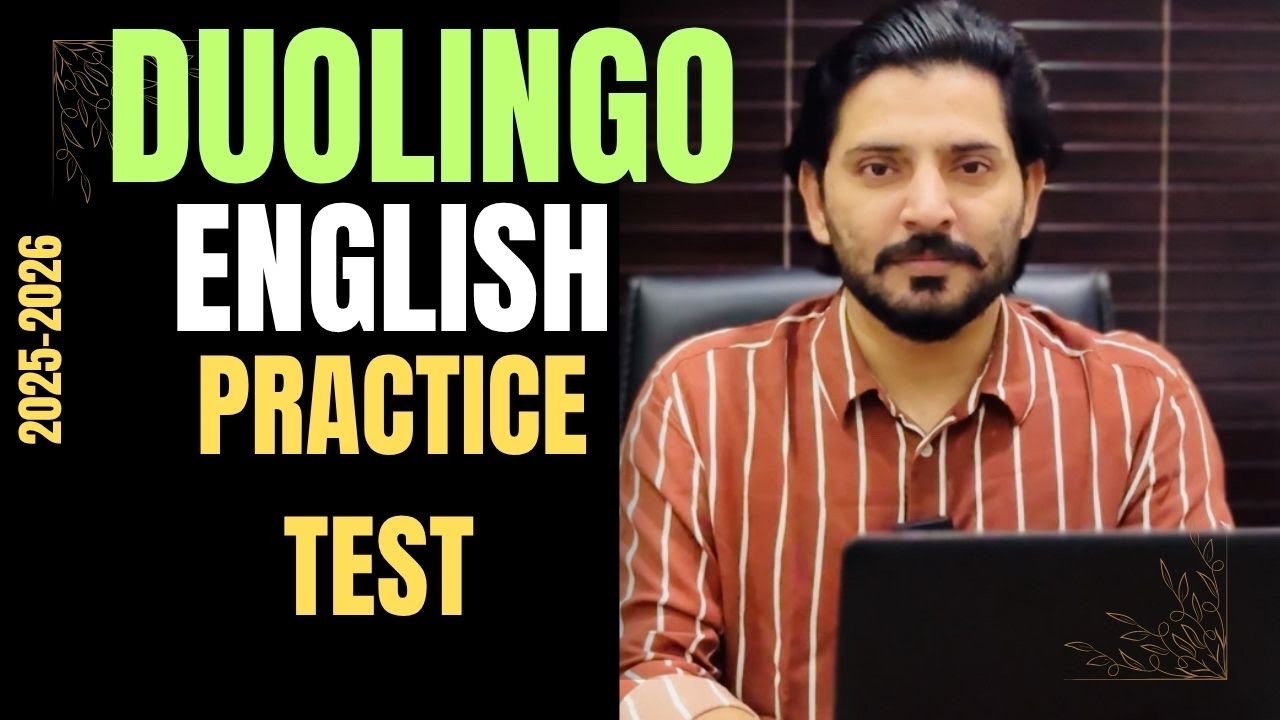 Duolingo English Test|Practice|with Talha Yaseen