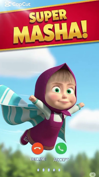 Masha's viral ringtone π #masha #calling #funny #shorts #iphoneringtone #trending #cartoon