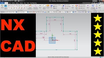 Siemens Nx CAD Sketching 3D Basic Modeling tutorial For Beginner  1 | UG Nx