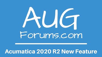 Acumatica 2020 R2 - Automation Notifications replaced with Business Events