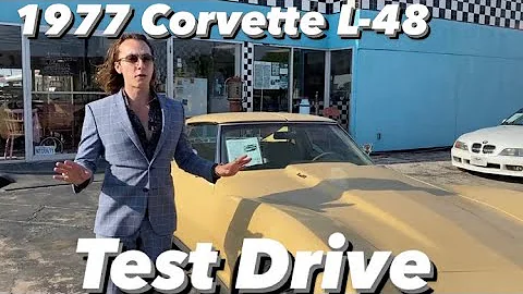 1977 Corvette L-48 Full Test Drive