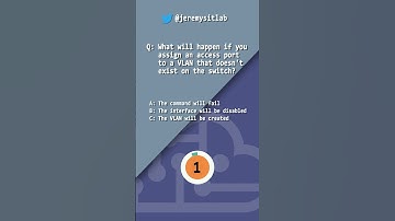 CCNA QUIZ // VLAN Access Ports // #shorts