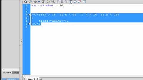 Flash CS3/CS4 Actionscript 3.0(If Statements 07)