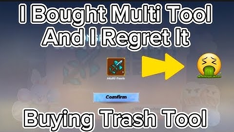 I Bought (Multi Tool) And i Regret it🤢🤮|| Buying Multi Tool for 1200 GCoins || Skyblock Blockman go)