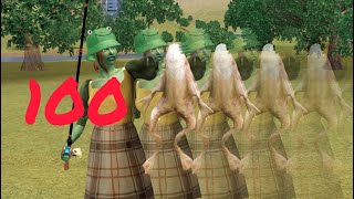 вылавливаю всех 🐸 лягушек 🐸 из Франции для Рины Симс 3 на др - the Sims 3