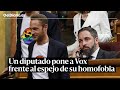 🏳️‍🌈 Un diputado pone a Vox frente al espejo de sus comentarios homófobos en el Congreso