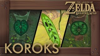 Zelda Breath of the Wild - All Korok Seeds Eldin Tower Locations