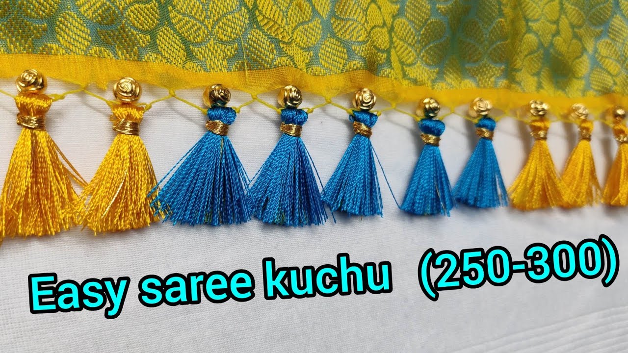 saree kuchu designs|beginners saree kuchu design #12wedding saree ...