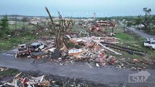 5-7-2024 Barnsdall, OK-Extrodinary tornado damage, first light drone.mp4