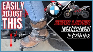 HOW TO ADJUST GEAR LEVER BMW G310GS & G310R