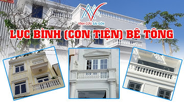 Lục bình (con tiện) bê tông – lựa chọn hàng đầu cho các công trình cổ điển