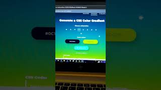 Make gradient colors for your projects 👨‍💻#programming #developer #html #coding #javascript #design