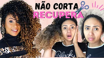 O que é bom para tirar os quebrados do cabelo cacheado?