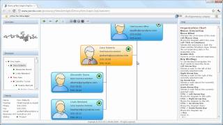 Organization Chart Demo [yFiles for Silverlight]