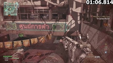 *SOLO* 89 Second Moab w/ 101 Kills Specialist on Bootleg - CoD: Mw3