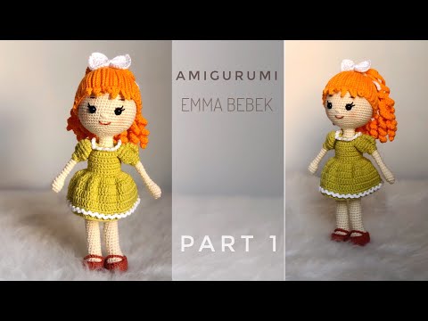 Par 1: Amigurumi Emma Bebek Yapılışı (Amigurumi Free Pattern) Eng Subtitles On