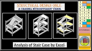 Design of Stair Cases in Excel