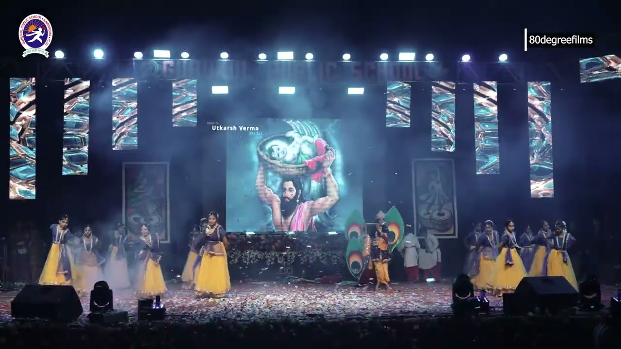 KRISHNA - RAAS PERFORMANCE / SRIJAN 2024 ANNUAL FUNCTION GURUKUL PUBLIC SCHOOL