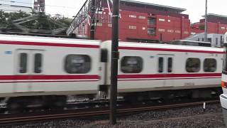 名鉄1800系1804F+1200系1111F　快特新鵜沼ゆき金山駅発車