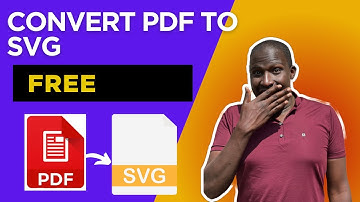 How To convert PDF TO SVG For Free Using AI