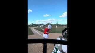 Pop fly to first base POV #umpire #baseball #out #catch #fyp #hit #meta #metaglasses #oakley #mn #wi