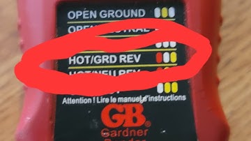 IN THIS VIDEO HOT/GRD REV CODE ON A OUTLET TESTER IS JUST A NEUTRAL ISSUE!