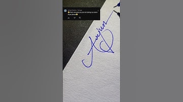 How to make a sign letter A #Arjun signature style video #calligraphy signature style name A