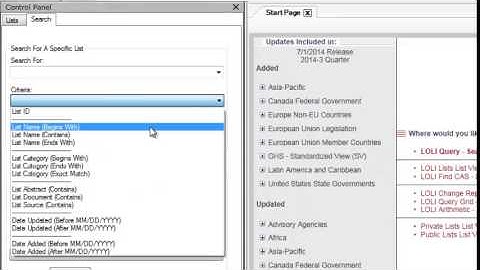 9   LOLI List View Search