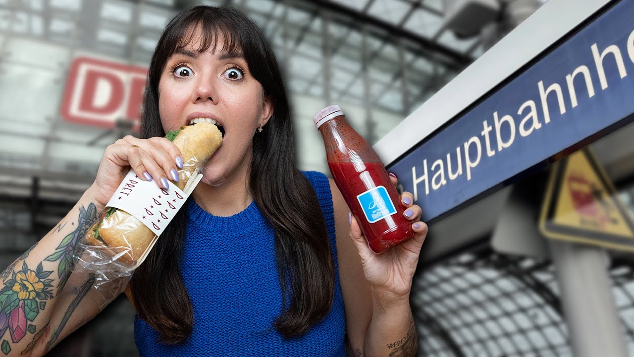 Ich teste alle Foodspots auf dem Berliner Hauptbahnhof!