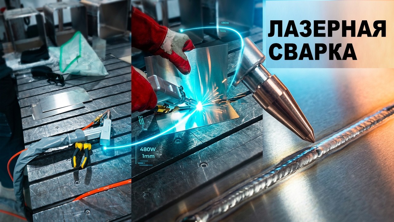 Сварка без электрода? Смотрите, что может лазер