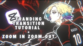 Trending Manga Transition + Zoom In Zoom Out Tutorial On Capcut 🔥✨