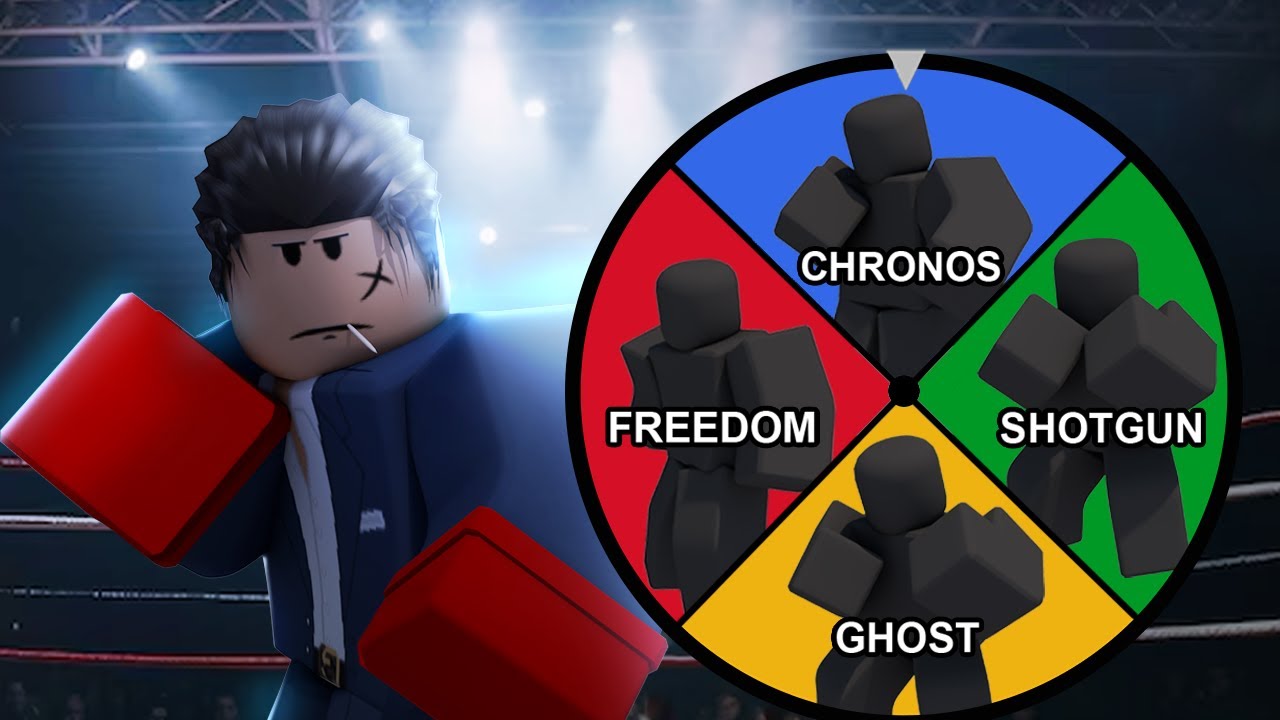 Это СЛУЧАЙНОЕ КОЛЕСО выбирает мой СТИЛЬ БОЯ в Untitled Boxing Game