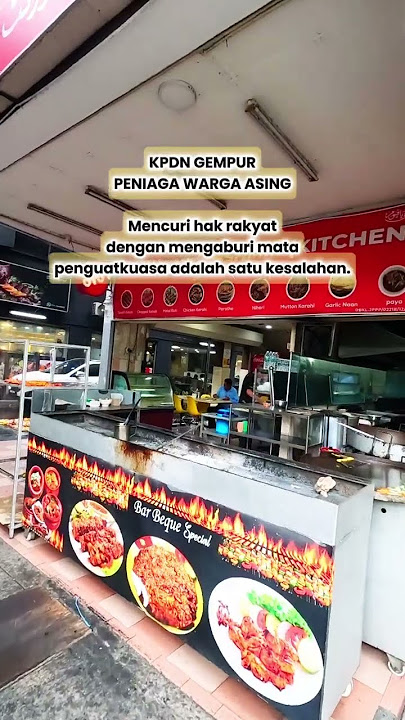 KPDN MALAYSIA GEMPUR Peniaga warga asing yang mengaburi petugas
