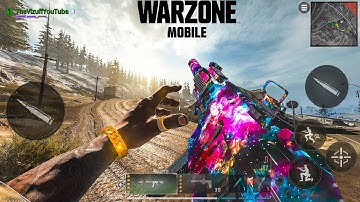 WARZONE MOBILE 24GB RAM MAX GRAPHICS GAMEPLAY