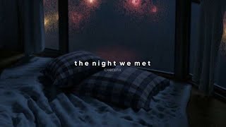 lord huron - the night we met (slowed + reverb) Resimi