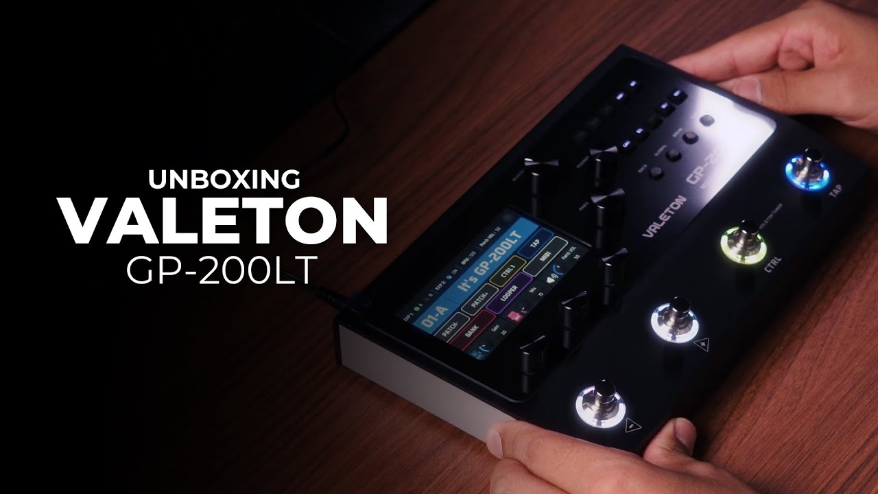 VALETON GP-200LT - PRIMEIRAS IMPRESSÕES - UNBOXING - YouTube