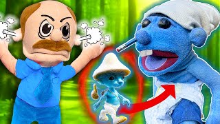 Becoming SMURF CAT To Prank My Daddy!