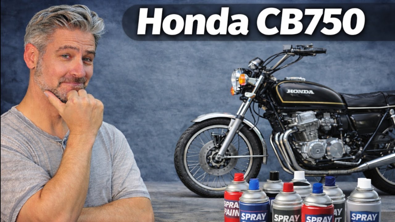 Покраска и диски CB750 против полного отсутствия опыта | Серия статей о реставрации Honda CB750, ...