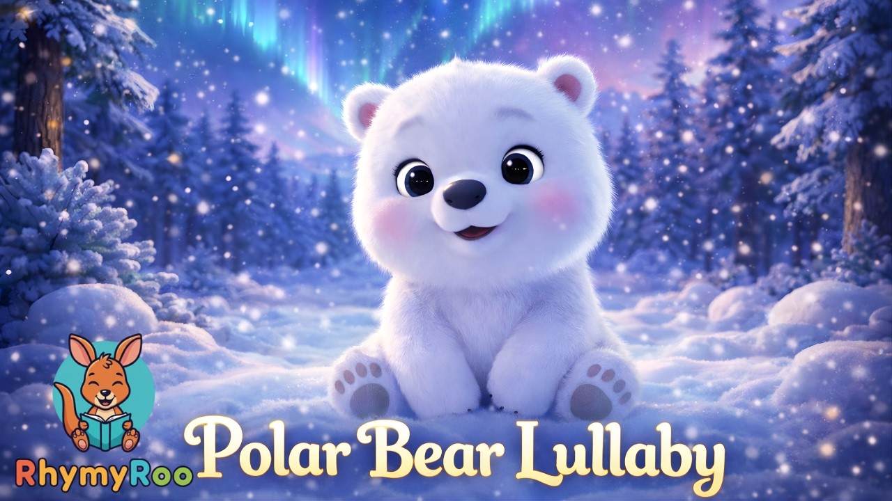 The Polar Bear Lullaby | Soft Sleep Song for Babies | RhymyRoo - YouTube
