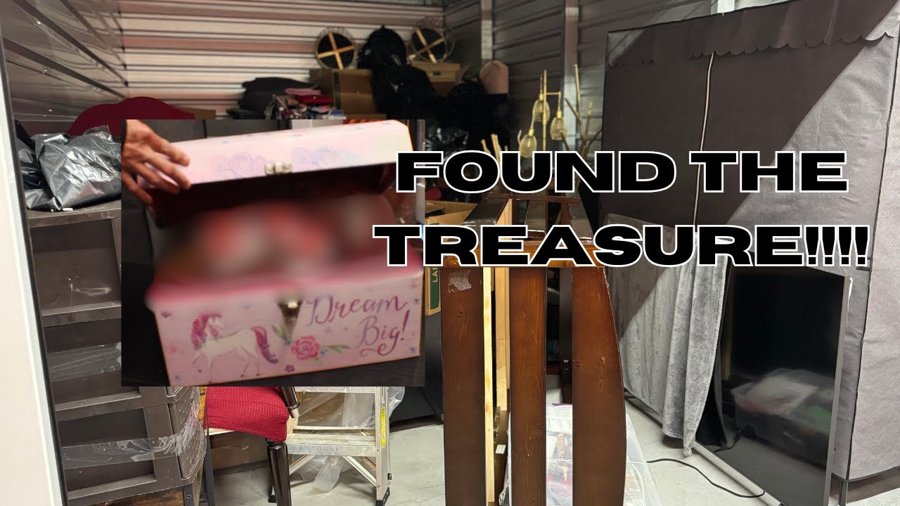 Abandoned Storage Unit 10x20. Found the lady's treasure box filled with ...