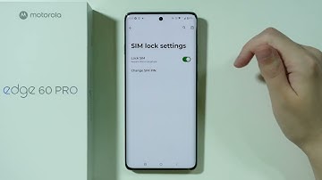 Motorola Edge 60 Pro: How to Remove SIM PIN (Unlock SIM Card) - Disable PIN Code